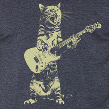 Load image into Gallery viewer, Cat Playing Guitar, Men&#39;s T- Shirts